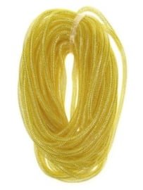 decoslang tube 10mm geel 2,5 mtr