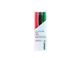 Cricut Joy ™ Infusible Ink ™ -pennen 0,4, (3 ct) | rood/zwart/groen