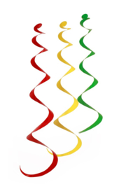 swirl hangers | rood/geel/groen