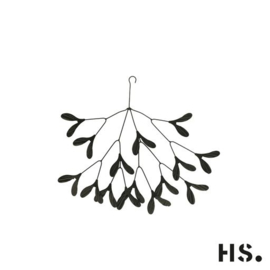 mistletoe hanger zwart