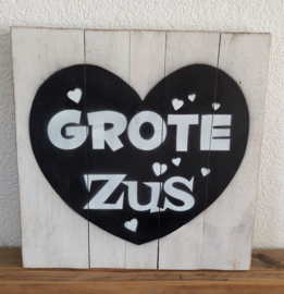 tekstbord | grote zus