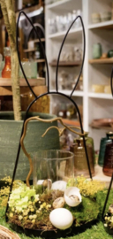 metalen konijn dienblad L