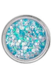 PXP pressed chunky glitter cream turquoise candy 10 ml