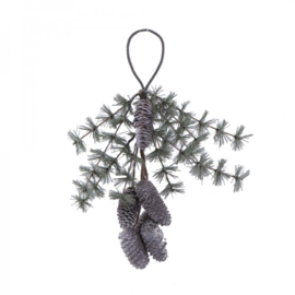 pine cone deco hanger