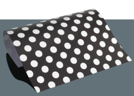 design flex polka dots zwart/wit