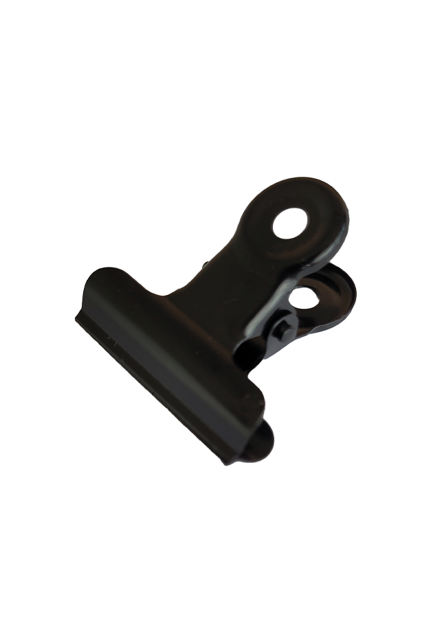 bulldog klem zwart 3cm