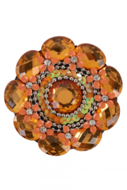 broche bloem | oranje