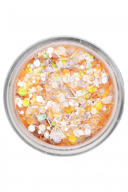 PXP pressed chunky glitter cream orange candy 10 ml