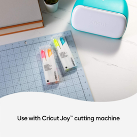 cricut joy opaque gelpens 1,0 mm | geel wit blauw