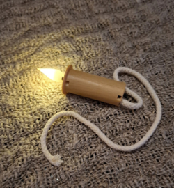 Lont met vlam LED | flesstop