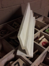 houten letterplank | dubbel