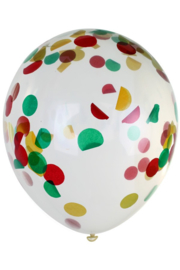 ballom transaparant confetti