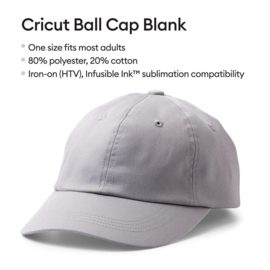 cricut ball cap