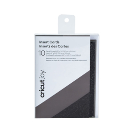Cricut Joy™-insertcard, Grijs/zwart, glitter