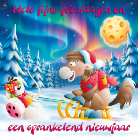 Diddl 3D-wenskaart – Hele fijne feestdagen en een sprankelend nieuwjaar