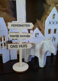 mini wegwijs bord