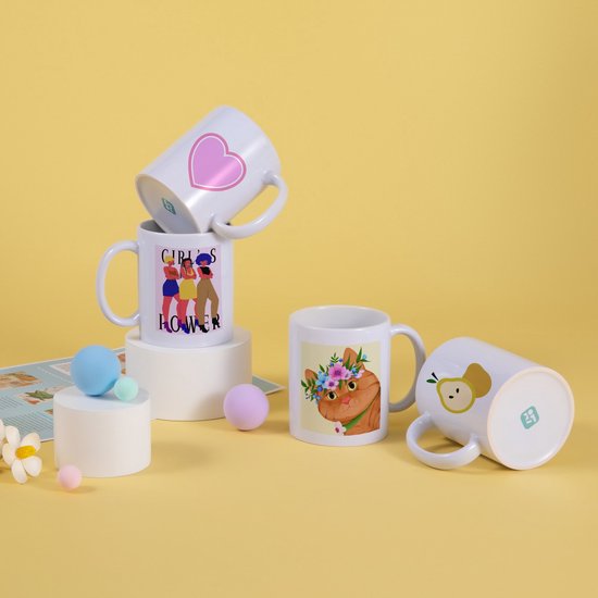 LOKLiK • Auto Tumbler Heat Press White + gratis mok