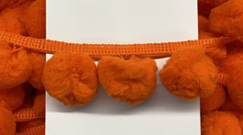 pompom band XL | oranje