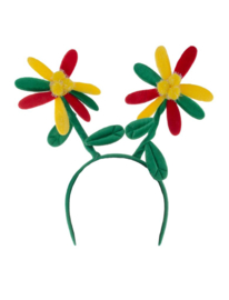 diadeem met bloemen