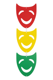 houten gezichtsmaskers groot