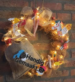 sinterklaas krans | zak van sinterklaas