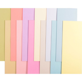Florence • Cardstock papier Glad 11,4x30,5cm Pastel