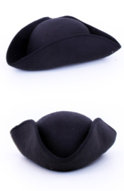 napoleon / piraten hoed zwart