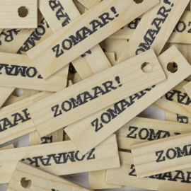 houten label | zomaar
