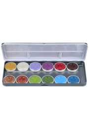 Aqua Face- en Bodypaint palet 12 kleuren FAIRY TALES & ANIMALS 139-63.5