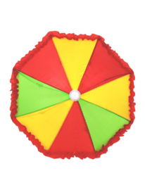 paraplu rood geel groen 30 cm