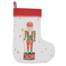 kerst sok notenkraker met kroon