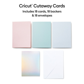 Cricut Cutaway Cards Pastel R10-8,9 x 12,4 cm (18 pack) 