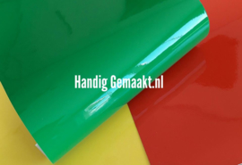 statische raamfolie | ROOD | GEEL | GROEN L 50 x B 30 cm