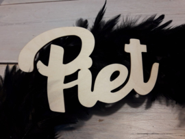 houten tekst | piet