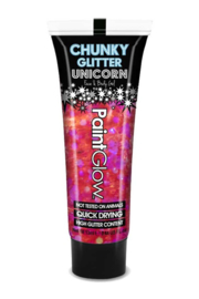 Chunky Glitters face & body gel | roze