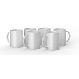 cricut mug wit 6 stuks | 12 oz