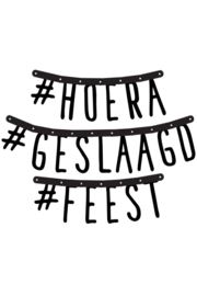 letterslinger | hoera geslaagd feest