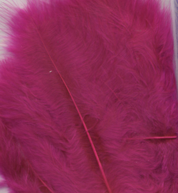 marabou veertjes fuchsia roze