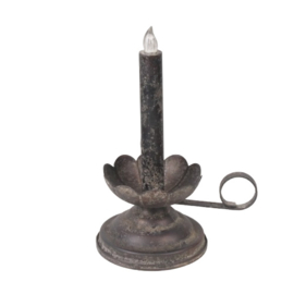 Kandelaar LED Antique Black