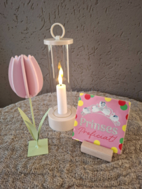 led lantaarn met kaars