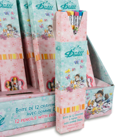 Diddl potloden met gum (12 stuks)