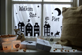 Raamsticker | Welkom Sint en Piet
