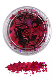 PXP Professional Colours Glitter Flamingo Pink 5gr