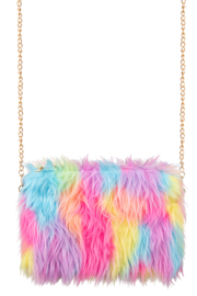 Tasje pluche Pastel