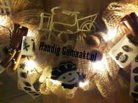 krans sinterklaas zwart/wit