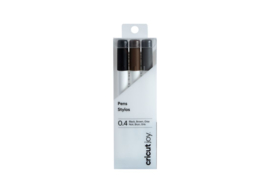 cricut joy fine point pen | zwart/bruin/grijs 0.4mm