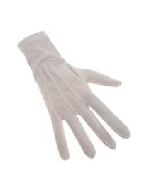 handschoen kort wit XL