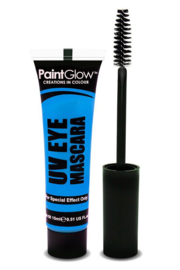 Neon UV mascara blauw