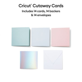 Cricut Cutaway Cards Pastel S40-vierkant (14 pieces)