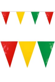 pvc vlaggenlijn rood/geel/groen